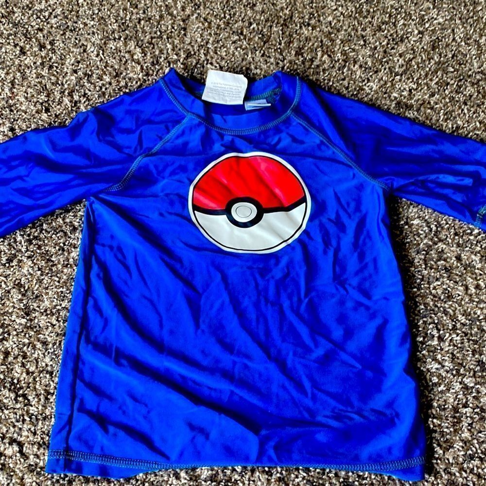 Boys Pokemon Swim Rashguard top boys Small